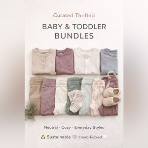 Premium Curated Baby & Toddler Bundle  • 7-9 Items  • You Choose Size